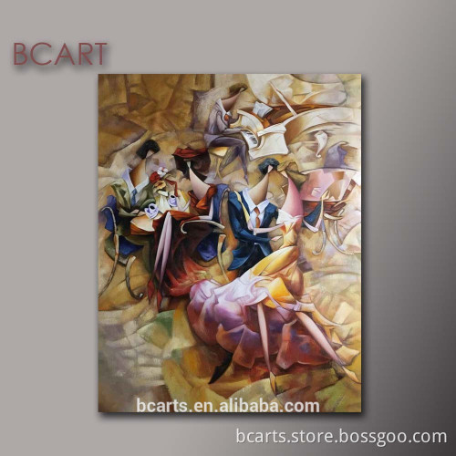 Hot selling modern abstract figurative fine art painting by 100% handpainted
